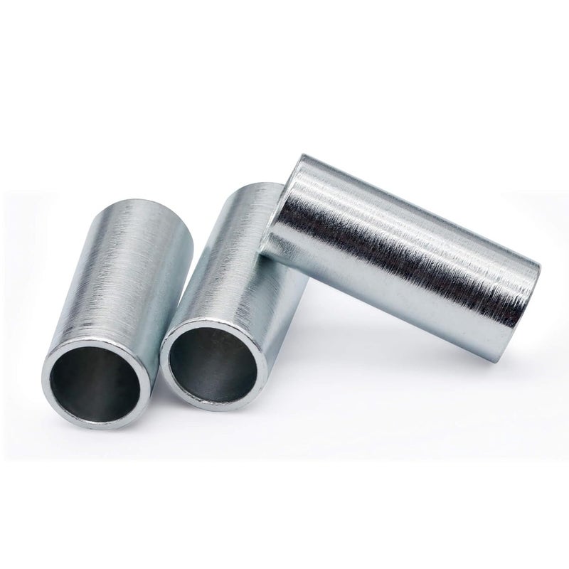 Wulankd 10 Pack 1/2-in I.D. x 5/8-in O.D. x 1-1/2-in Length Seamless Steel Spacer, Silver - Image 2